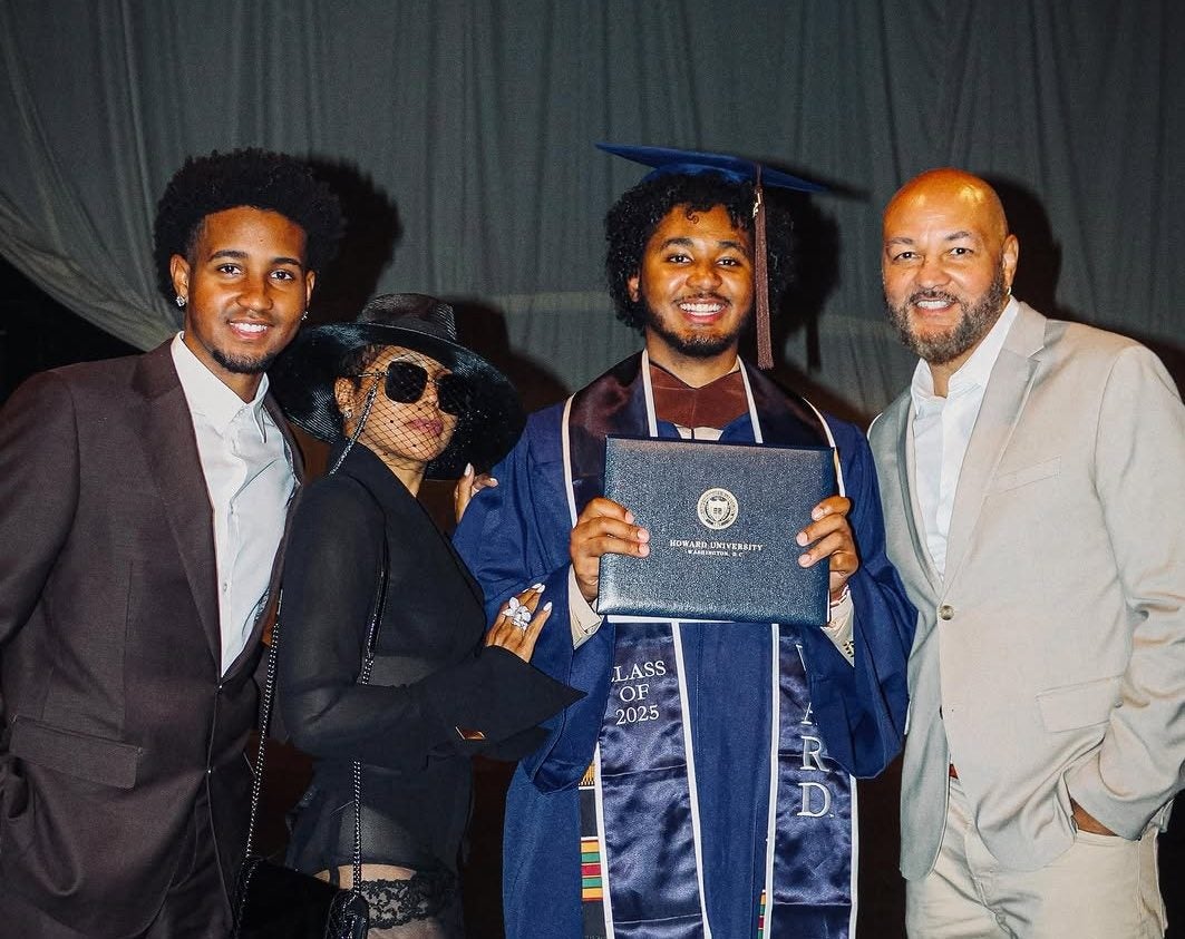 Toni Braxton Was A Proud Mom At Her Son Diezel’s Howard University Graduation