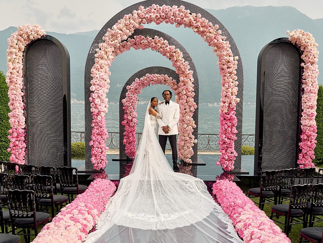 Exclusive: Inside Rajon Rondo And LaToia Fitzgerald's Star-Studded Lake Como Wedding